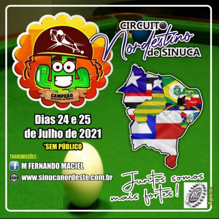 Sorteio dos jogos do 1⁰ Circuito Nordestino de Sinuca